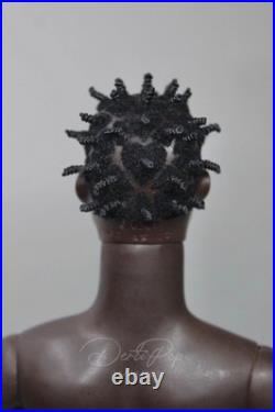 NUDE ONLY Integrity Toys OOAK Custom Darius Reid REPAINT REROOT Fashion Royalty