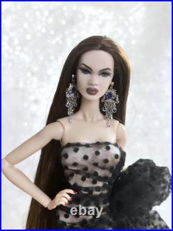 OOAK Custom Repaint Nadja Doll Head /Fashion Royalty Integrity Toys/ NuFace