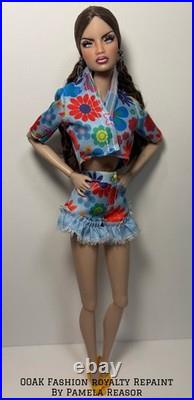 OOAK Fashion Royalty Doll Repaint By Artist Pamela Reasor