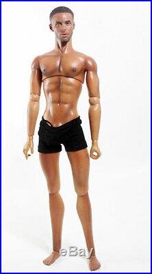 OOAK Integrity African American Homme Fashion Royalty Doll-Anatomically Correct