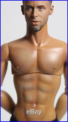 OOAK Integrity Fashion Royalty African American Homme Doll-Anatomically Correct