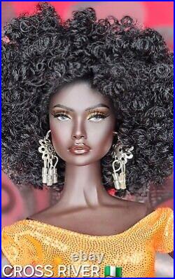 OOAK Repainted Integrity Toys FR Perfectly Palm Springs(Afro) Poppy Parker Nude