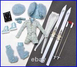 Poppy Parker APRES-SKI ASSET COMPLETE OUTFIT + SKIS & POLES Fashion Royalty NEW