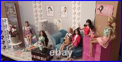 Poppy Parker (Barbie/Fashion Royalty) Hangout Parlor Diorama/Doll Room. 12