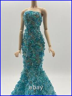 Silkstone Barbie Fashion Model Integrity Toys Fashion Royalty 12 Doll OOAK Gown