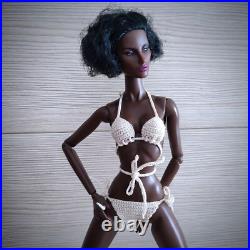 Swimwear for Fashion Royalty, Outfit 12 doll, FR outfit, Handmade doll swimsuit