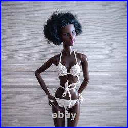 Swimwear for Fashion Royalty, Outfit 12 doll, FR outfit, Handmade doll swimsuit