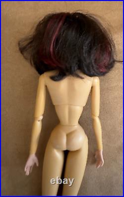 Vanessa Integrity Toys Fashion Royalty Perrin Retro Nude Doll Brunette Purple